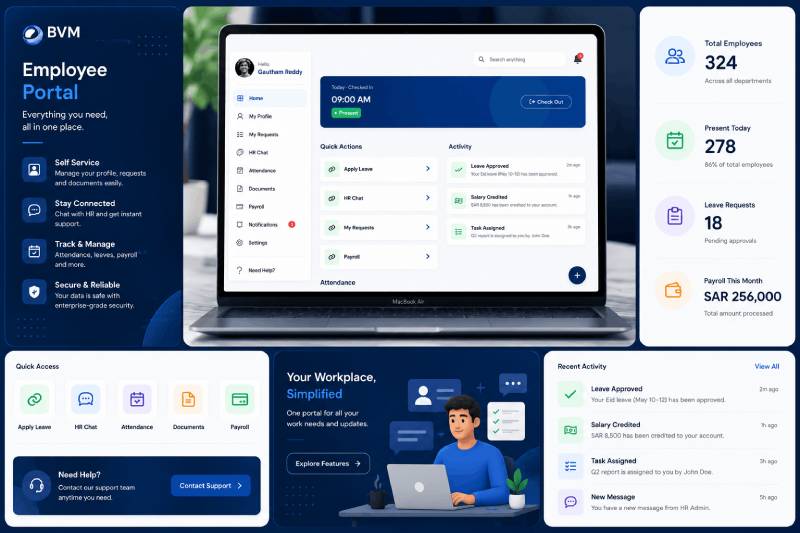 HRMS ERP Enterprise Operations Platform