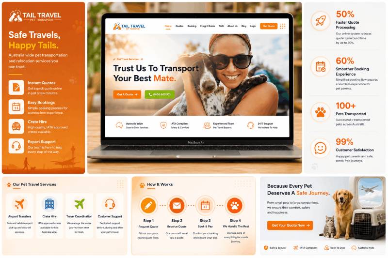 Tail Travel Pet Relocation Platform